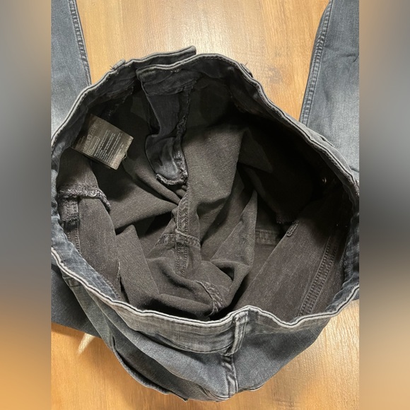 Blue high waisted tight and elastic jeans - Picture 7 of 9